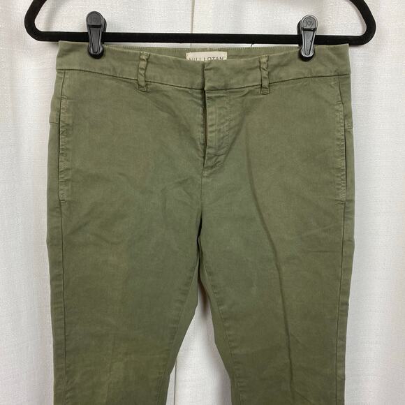 Nili Lotan Olive Green Tel Aviv Classic Military Straight Leg Pants Sz.0 - Picture 4 of 13